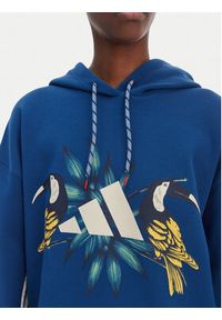 Adidas - adidas Bluza Farm Rio KS2104 Granatowy Loose Fit. Kolor: niebieski. Materiał: bawełna #2