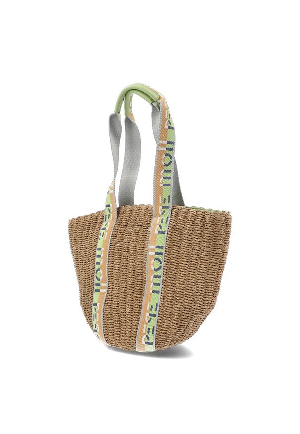 Brązowa Damska Torebka W Stylu Boho Pepe Moll. Kolor: brązowy. Wzór: aplikacja. Sezon: lato. Styl: boho