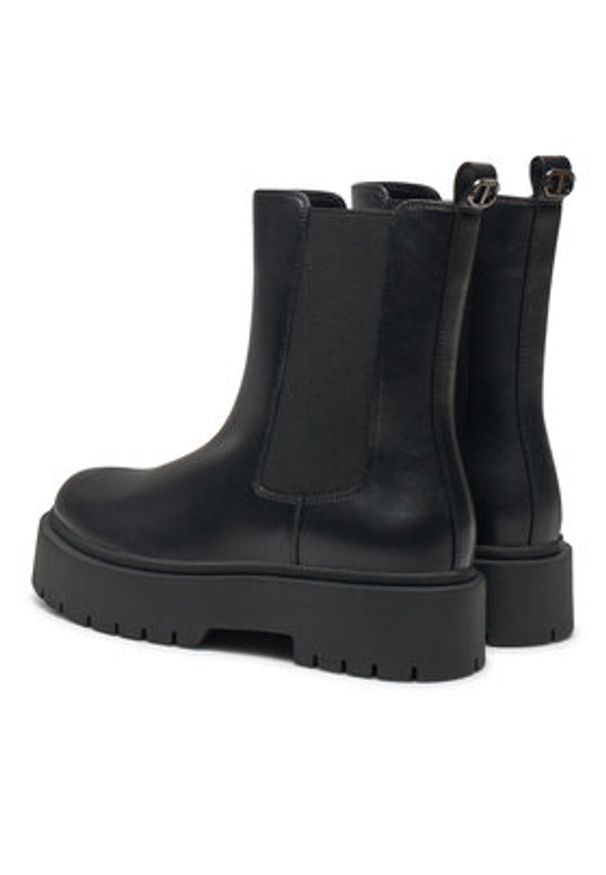 TwinSet - TWINSET Sztyblety 242TGT152 Czarny. Kolor: czarny. Materiał: skóra