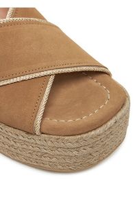 Pollini Espadryle SA28278I0MTF0122 Beżowy. Kolor: beżowy. Materiał: skóra, zamsz #2