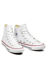 Converse Trampki Chuck Taylor All Star HI 132169C Biały. Kolor: biały. Materiał: skóra #9
