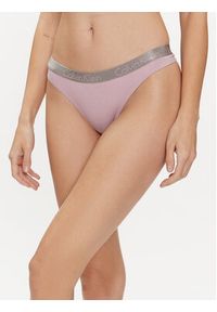Calvin Klein Underwear Stringi 000QD3539E Fioletowy. Kolor: fioletowy. Materiał: bawełna #8