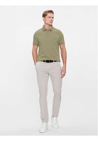 TOMMY HILFIGER - Tommy Hilfiger Polo 1985 MW0MW17771 Zielony Slim Fit. Typ kołnierza: polo. Kolor: zielony. Materiał: bawełna #4