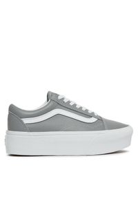 Vans Tenisówki Old Skool Stackform VN0009PZBXC1 Szary. Kolor: szary. Materiał: skóra #1