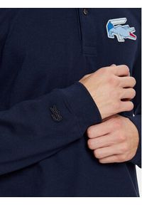 Lacoste Polo PH3597 Granatowy Regular Fit. Typ kołnierza: polo. Kolor: niebieski. Materiał: bawełna #3