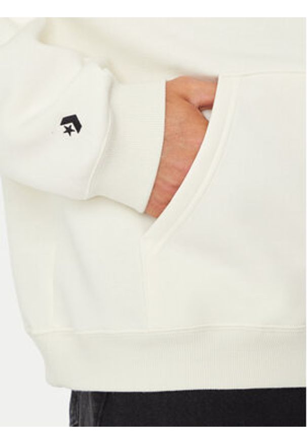Converse Bluza M Cons Hoodie 10026148-A10 Écru Regular Fit. Kolor: kremowy. Materiał: bawełna