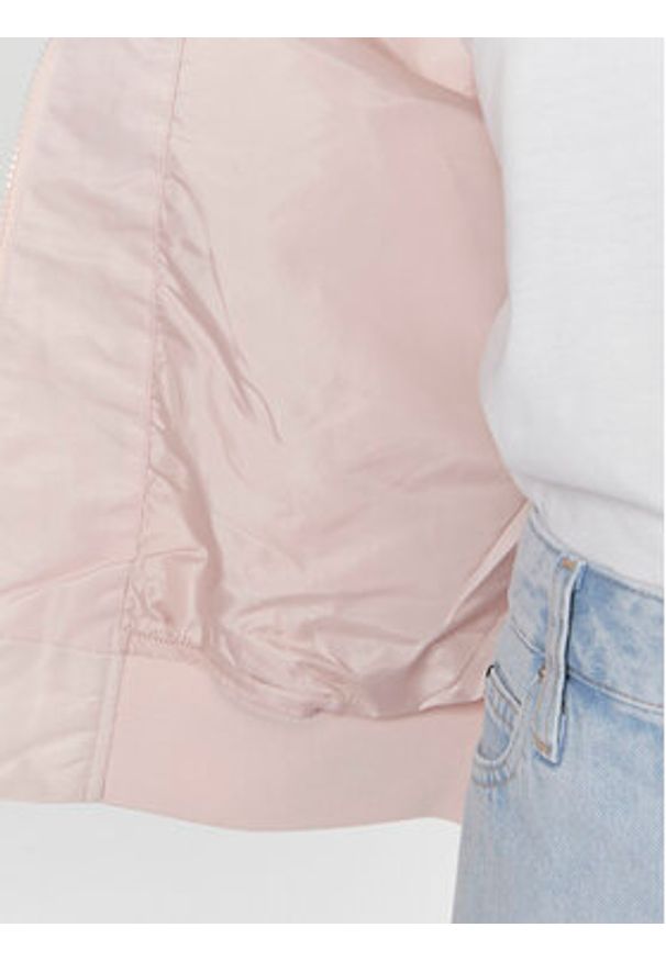 Calvin Klein Jeans Kurtka bomber J20J223034 Różowy Relaxed Fit. Kolor: różowy. Materiał: syntetyk