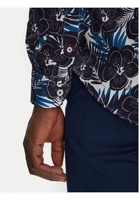 Hechter Paris Koszula 60267 151604 Granatowy Modern Fit. Kolor: niebieski. Materiał: syntetyk, bawełna #2