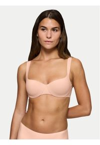 Triumph Biustonosz balkonetka Make-Up Illusion 10217849 Różowy. Kolor: różowy. Materiał: syntetyk