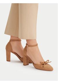 Jenny - JENNY Czółenka CEO-CD25-230-1 Beżowy. Kolor: beżowy. Materiał: materiał #7