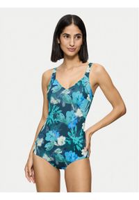 Triumph Strój kąpielowy Summer Fleur 10222342 Niebieski. Kolor: niebieski. Materiał: syntetyk