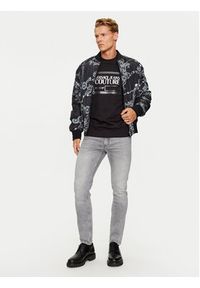Versace Jeans Couture Bluza 75GAIT11 Czarny Regular Fit. Kolor: czarny. Materiał: bawełna #5