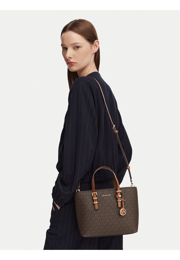 MICHAEL Michael Kors Torebka 32S6GQNC0L Brązowy. Kolor: brązowy. Materiał: skórzane