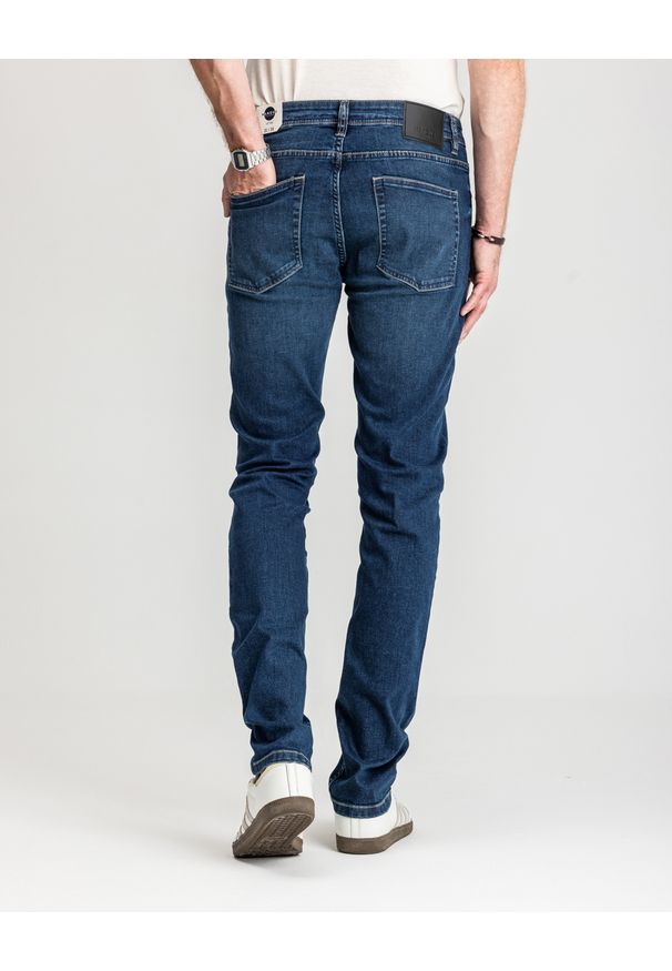 MARCUS - Męskie Spodnie Jeansowe Marcus Felix 2222 Jeans Texas Blue Used 14-200312