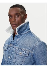 Karl Lagerfeld Jeans Kurtka jeansowa A4M14014 Niebieski Regular Fit. Kolor: niebieski. Materiał: bawełna #3
