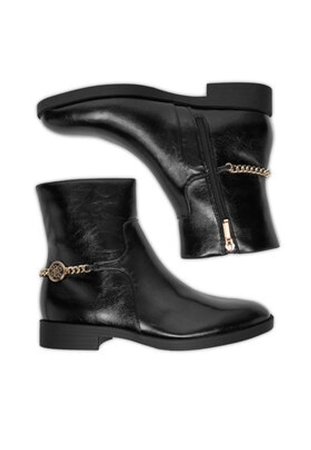 Nine West Botki CEO-RASHA-01 Czarny. Kolor: czarny. Materiał: materiał