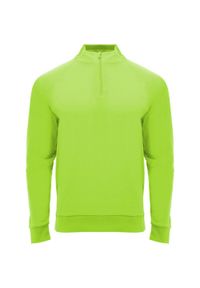 ROLY - Bluza Z Długim Rękawem Dla Dorosłych Unisex Epiro Quarter Zip. Kolor: zielony. Długość rękawa: długi rękaw. Długość: długie