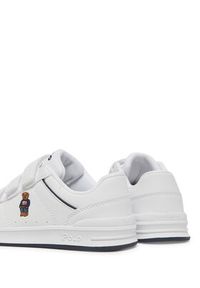 Polo Ralph Lauren Sneakersy Heritage Court IV Ezz Bear RL02939101 Biały. Kolor: biały. Materiał: skóra #4