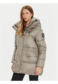 Blauer Kurtka puchowa 24WBLDB03558 Beżowy Regular Fit. Kolor: beżowy. Materiał: syntetyk #1