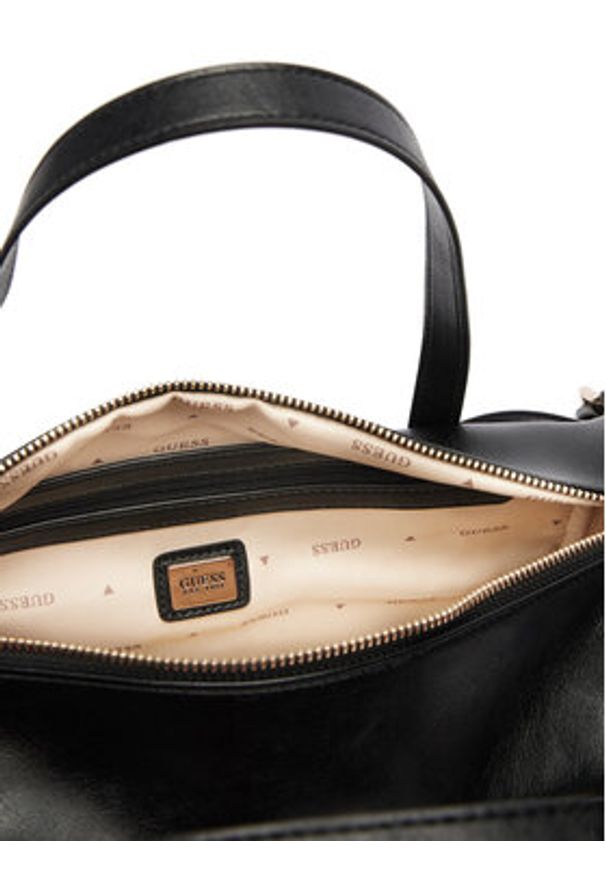 Guess Torebka 182149 Czarny. Kolor: czarny. Materiał: skórzane
