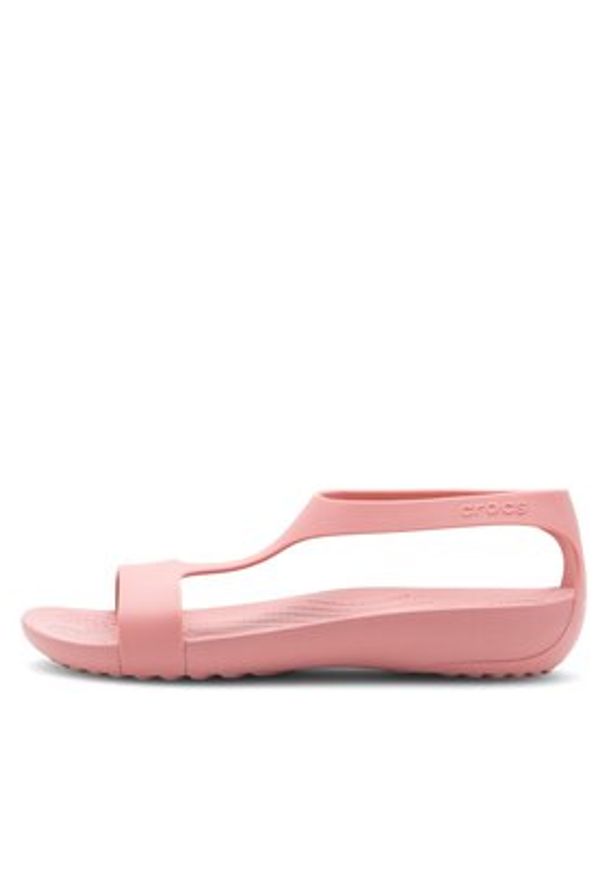 Crocs Sandały SERENA SANDAL 205469-682 Różowy. Kolor: różowy. Materiał: guma