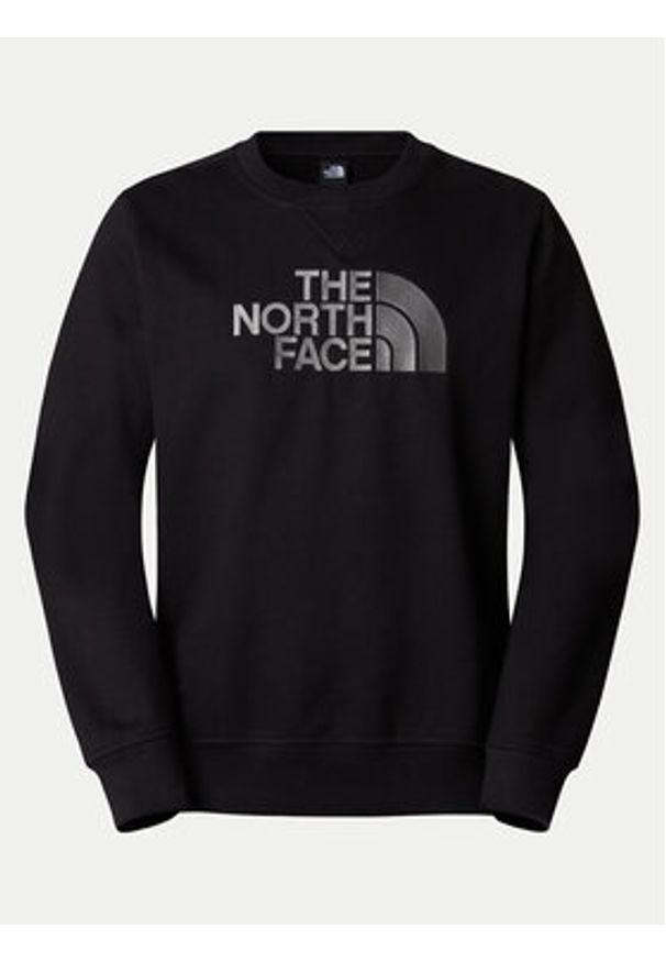 The North Face Bluza Drew Peak NF0A89EK Czarny Regular Fit. Kolor: czarny. Materiał: bawełna
