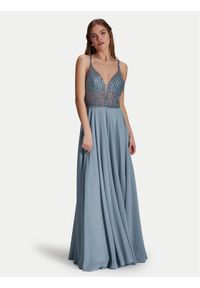 Hey Kyla Sukienka wieczorowa 5AI056HK Niebieski Regular Fit. Kolor: niebieski. Materiał: syntetyk. Styl: wizytowy #1