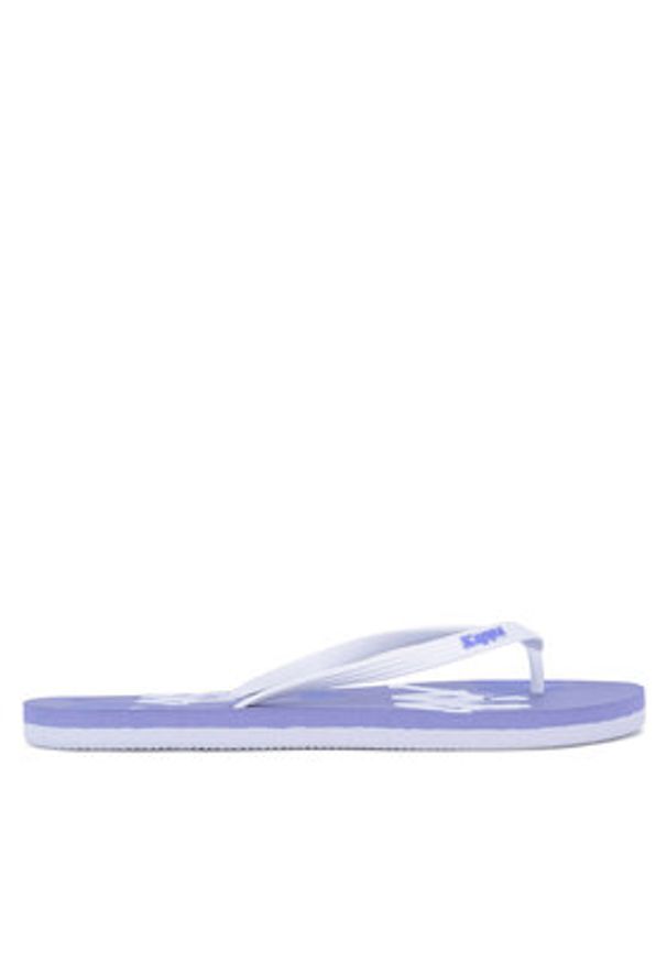 Kappa Japonki 351C24W VIOLET LAVANDA - WHITE - VIOLET LAVANDER Kolorowy. Materiał: materiał, syntetyk. Wzór: kolorowy