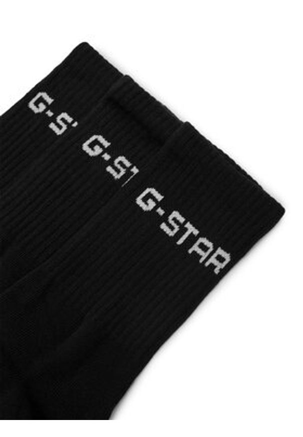 G-Star RAW - G-Star Raw Skarpety AS_G_STAR_001W_SS25 (3-PACK) Czarny. Kolor: czarny. Materiał: materiał, bawełna