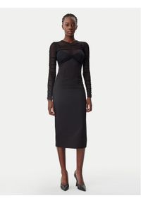 Patrizia Pepe Sukienka koktajlowa 8A1463/A375-K103 Czarny Regular Fit. Kolor: czarny. Materiał: syntetyk. Styl: wizytowy #1