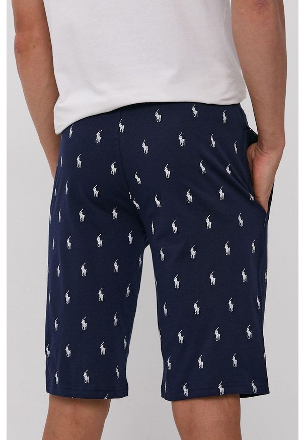Polo Ralph Lauren - Szorty piżamowe. Kolor: niebieski. Materiał: dzianina