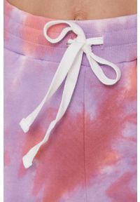 Answear Lab Spodnie damskie kolor fioletowy wzorzyste. Kolor: fioletowy. Materiał: dzianina #4