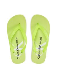 Calvin Klein Jeans Japonki Beach Sandal Monologo Tpu YW0YW01246 Zielony. Kolor: zielony. Materiał: syntetyk #1