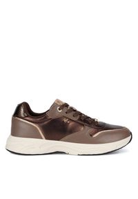 MEXX Sneakersy MI001009143W Brązowy. Kolor: brązowy. Materiał: skóra