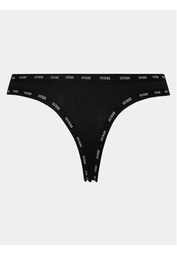 Guess Komplet 3 par stringów O4GG13 K6YW1 Czarny. Kolor: czarny. Materiał: bawełna