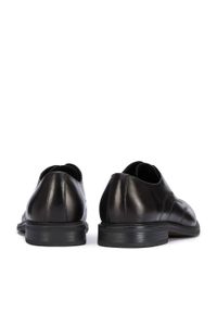 Wittchen - Męskie buty derby skórzane z płaskim szwem czarne. Okazja: do pracy, na co dzień. Kolor: czarny. Materiał: skóra. Wzór: aplikacja. Styl: casual, elegancki #3