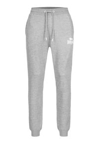 Spodnie do biegania Lonsdale Pilsdon. Okazja: na co dzień. Kolor: szary. Materiał: dresówka. Styl: elegancki, casual #2