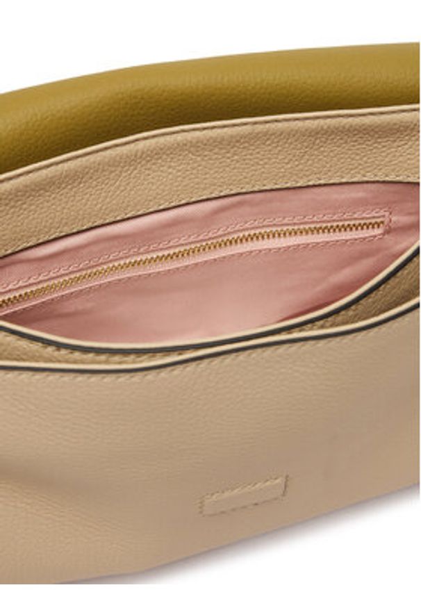 Coccinelle Torebka Boheme Small Beżowy. Kolor: beżowy. Materiał: skórzane