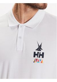 Helly Hansen Polo Koster 34299 Biały Regular Fit. Typ kołnierza: polo. Kolor: biały. Materiał: bawełna