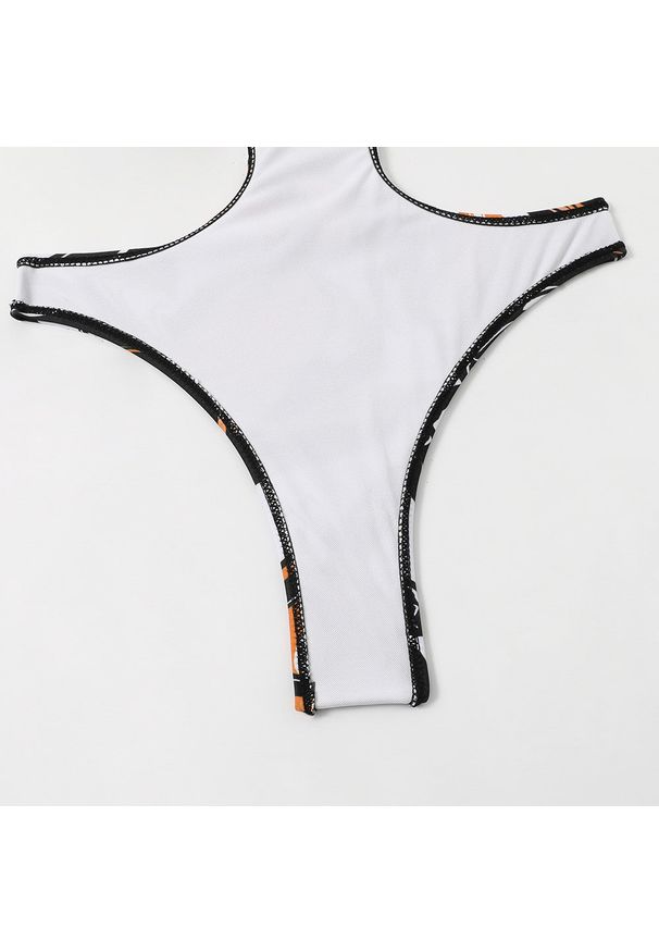 Intica - Strój kąpielowy jednoczęściowy z wycięciami odporny na chlor i UV Glenda. Kolor: wielokolorowy. Materiał: materiał. Długość: długie