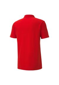 Podkoszulek Puma teamGOAL 23 Casuals Polo, Mężczyźni. Typ kołnierza: polo. Kolor: czerwony. Materiał: materiał, bawełna