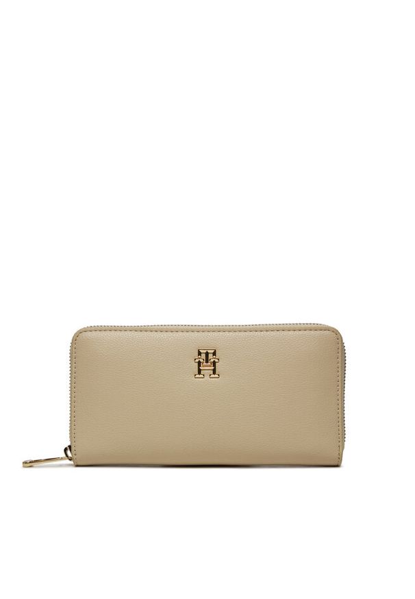 TOMMY HILFIGER - Duży Portfel Damski Tommy Hilfiger. Kolor: biały