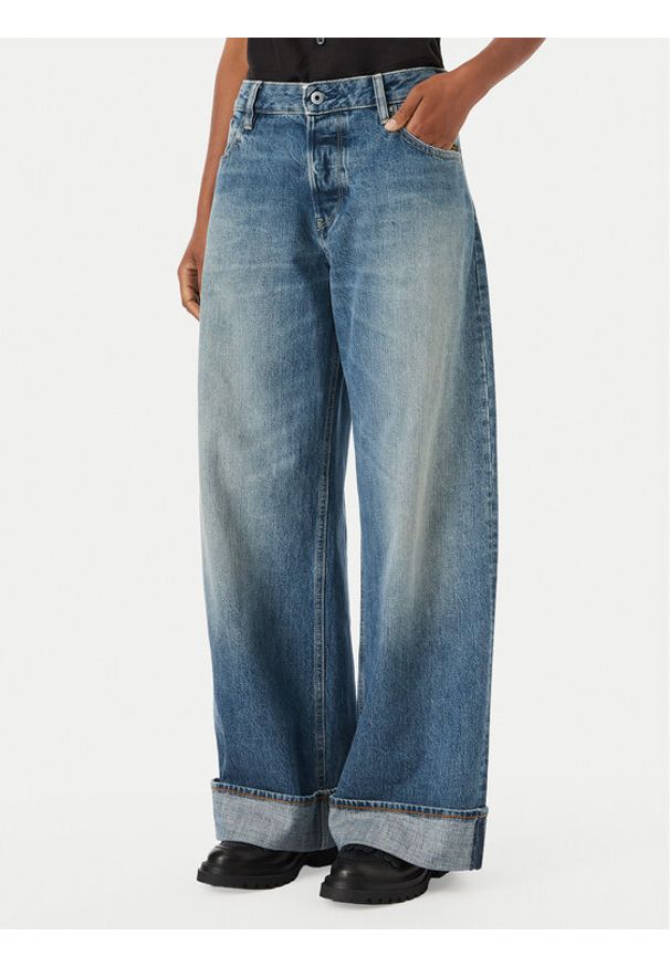 G-Star RAW - G-Star Raw Jeansy Roxx D28394-E358 Niebieski Loose Fit. Kolor: niebieski