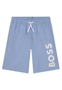 BOSS - Boss Szorty kąpielowe J24846 S Niebieski Regular Fit. Kolor: niebieski. Materiał: syntetyk #1