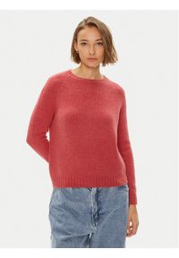 Weekend Max Mara Sweter Ghiacci 2425366111 Różowy Standard Fit. Kolor: różowy. Materiał: wełna