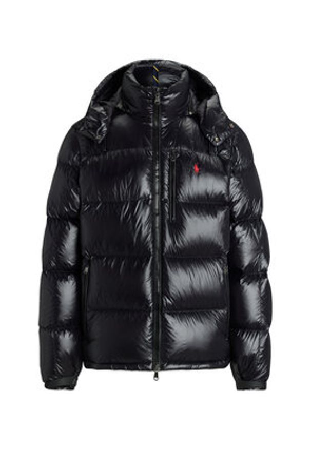 Polo Ralph Lauren Kurtka puchowa 710968281001 Czarny Regular Fit. Typ kołnierza: polo. Kolor: czarny. Materiał: syntetyk
