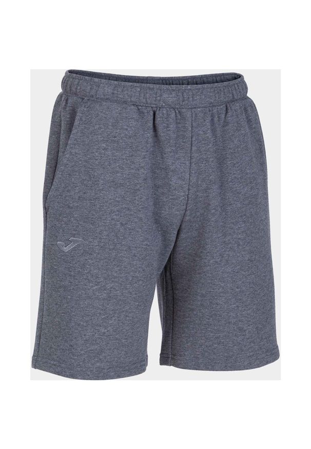Bawełniane Szorty Joma Melange Szare dla Mężczyzn 2XL. Kolor: szary. Materiał: bawełna, materiał. Sport: piłka nożna