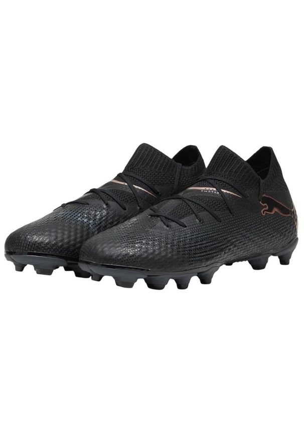 Puma - Buty Piłkarskie Dla Dzieci Future 7 Pro FG/AG. Kolor: czarny. Sport: piłka nożna