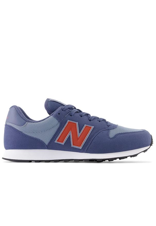 Buty New Balance GM500MN2 - niebieskie. Kolor: niebieski. Materiał: tworzywo sztuczne, materiał. Szerokość cholewki: normalna