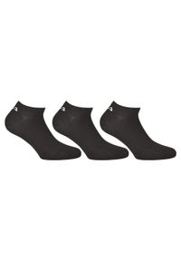 Fila Skarpetki Unisex 3-Pak Czarny 35-38 - Oddychające. Kolor: czarny. Materiał: poliamid, bawełna